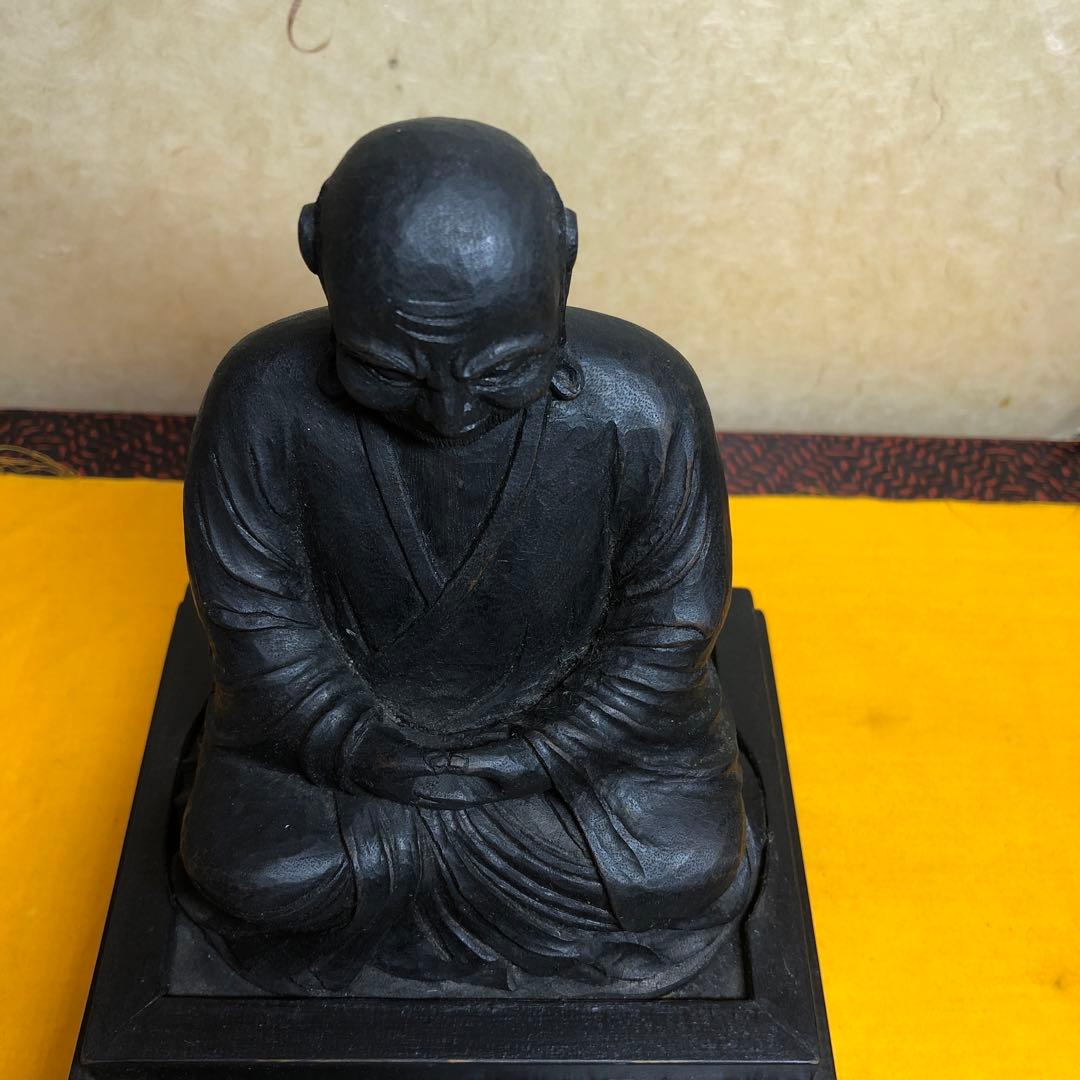 木彫り木造武田元光像？