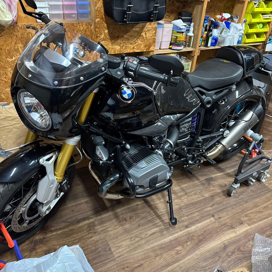 BMW R9T マットブラック サイドフレーム2個セット