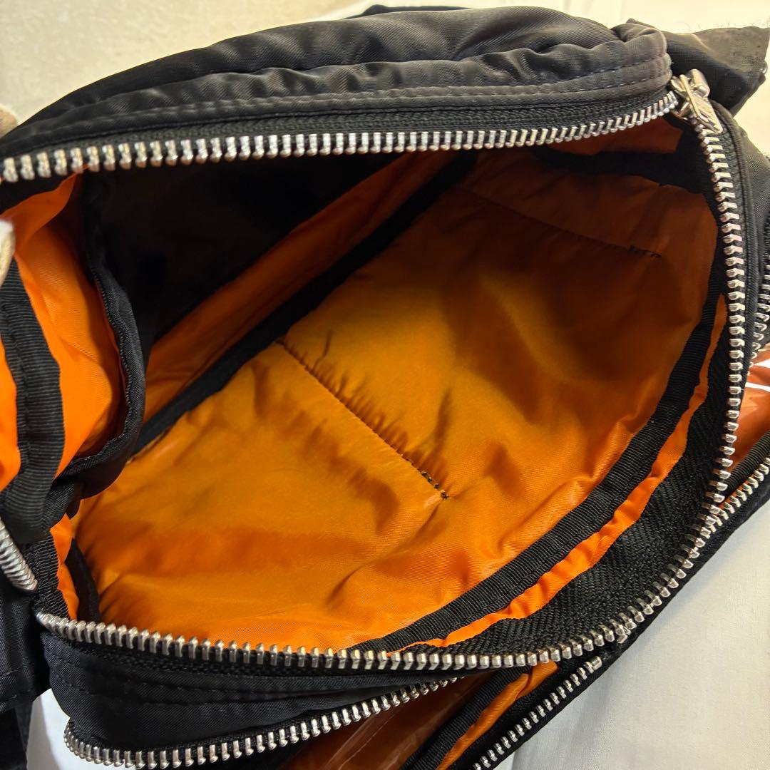 [未使用級] PORTER タンカー ショルダーバッグ 2層 s ブラック