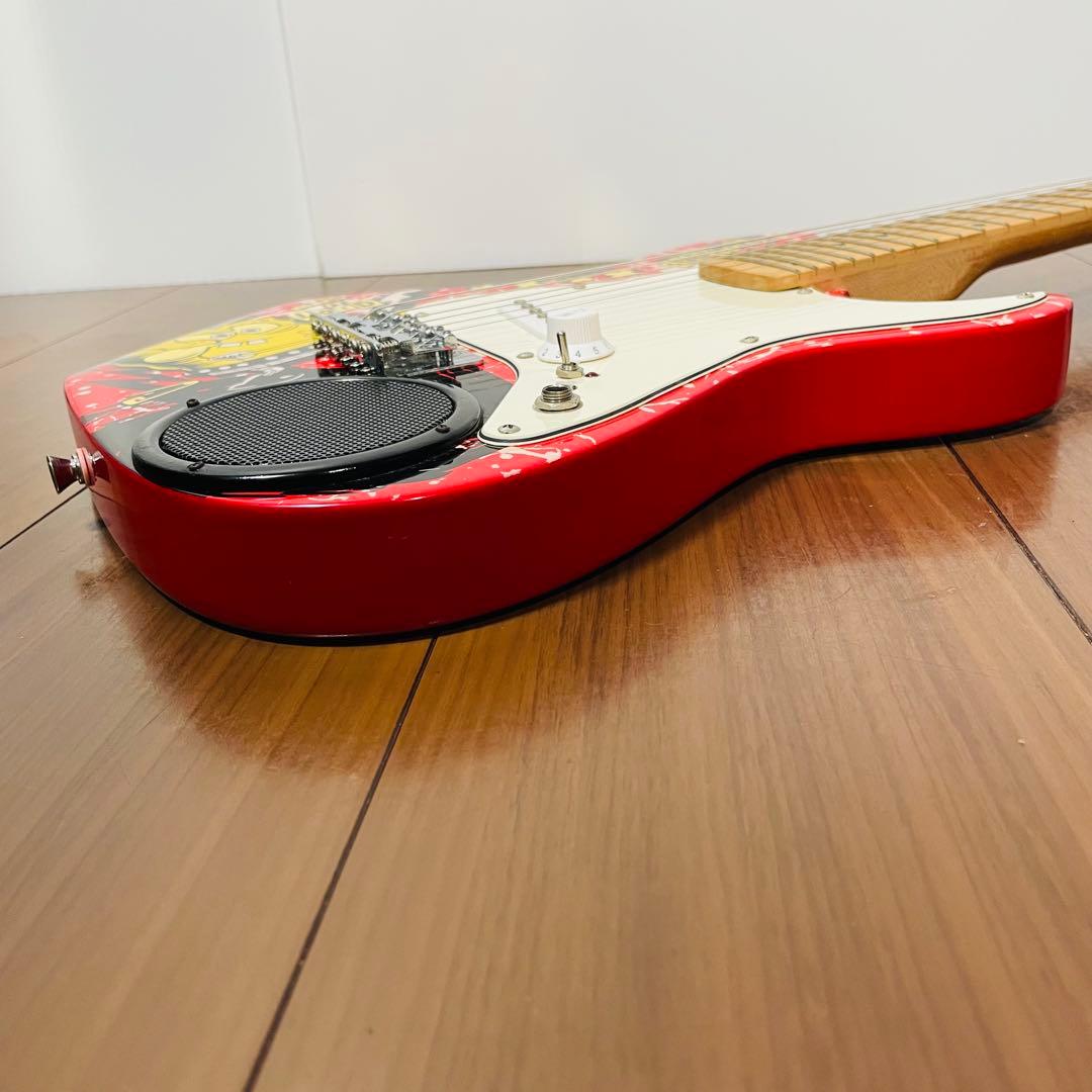 希少　美品　スポンジボブ　エレキギター　お子様や女性向けサイズ