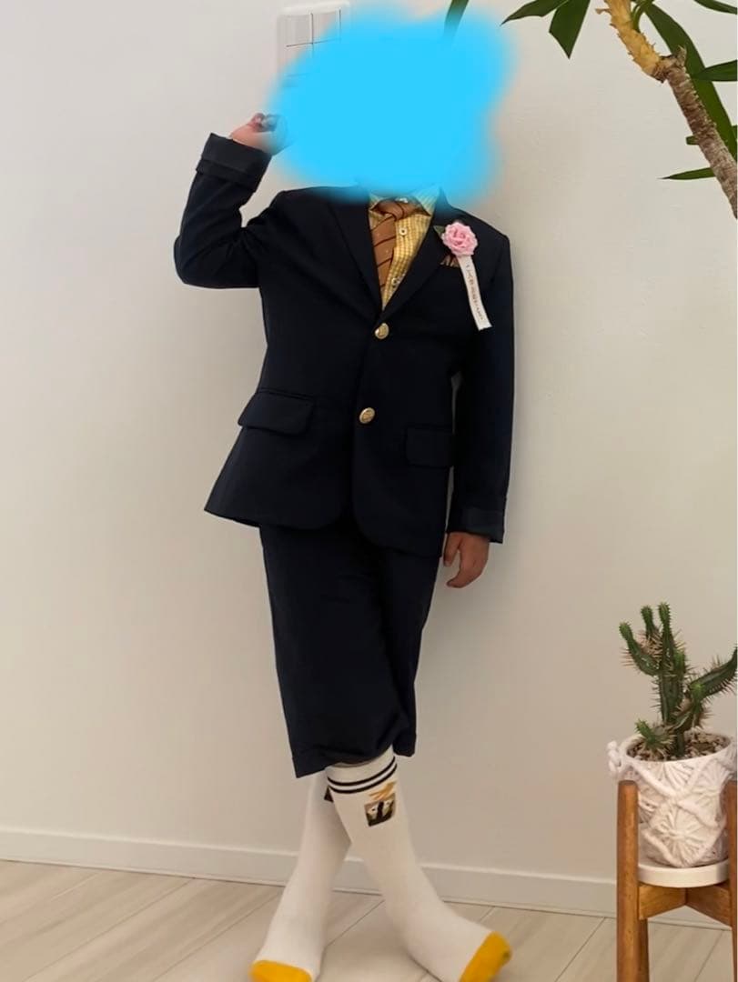 卒園式、入学式キッズフォーマル4点セット 【美品】130cm