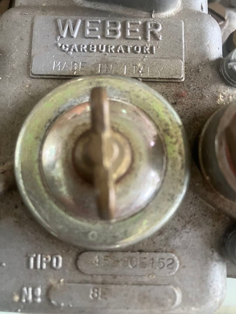 専用品WEBERウエーバー45DCOEイタリア製キャブレター対策後ビンテージ