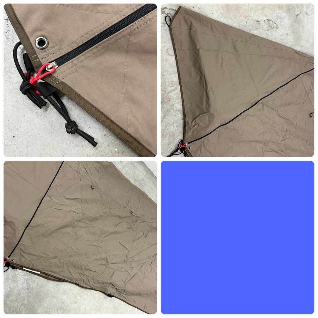 テンマクデザイン 炎幕 グランドシート付き　廃盤 パップテント ソロ