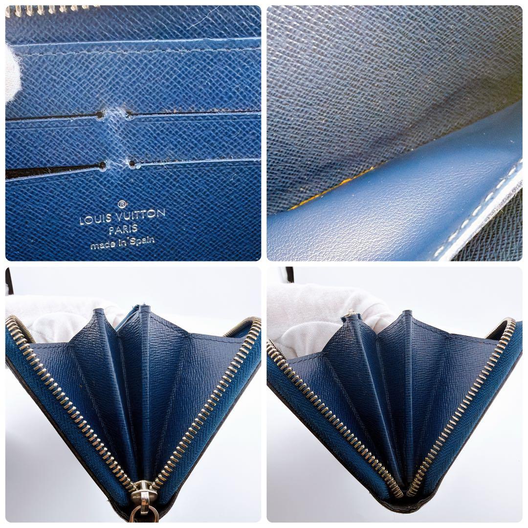 【良品】ルイヴィトン エピ ジッピーウォレット アンディゴブルー 青 長財布