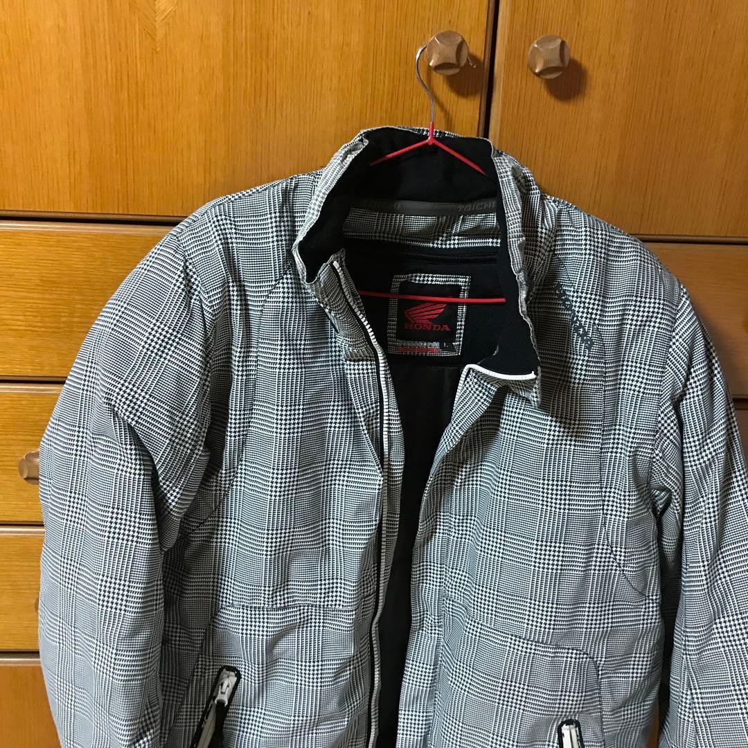 ホンダ チェック柄ジャケット ダウンライナー付き