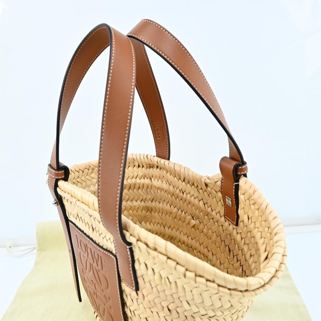新品未使用品　LOEWE 　ロエベ　ラフィア　かごバッグ　バッグ　スモール