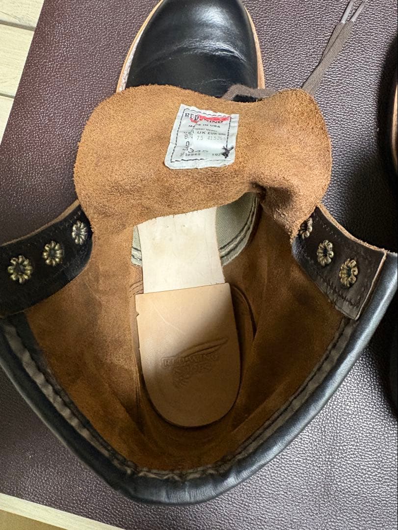 RED WING 3345ブラックスミス 8 1/2 D ブラック