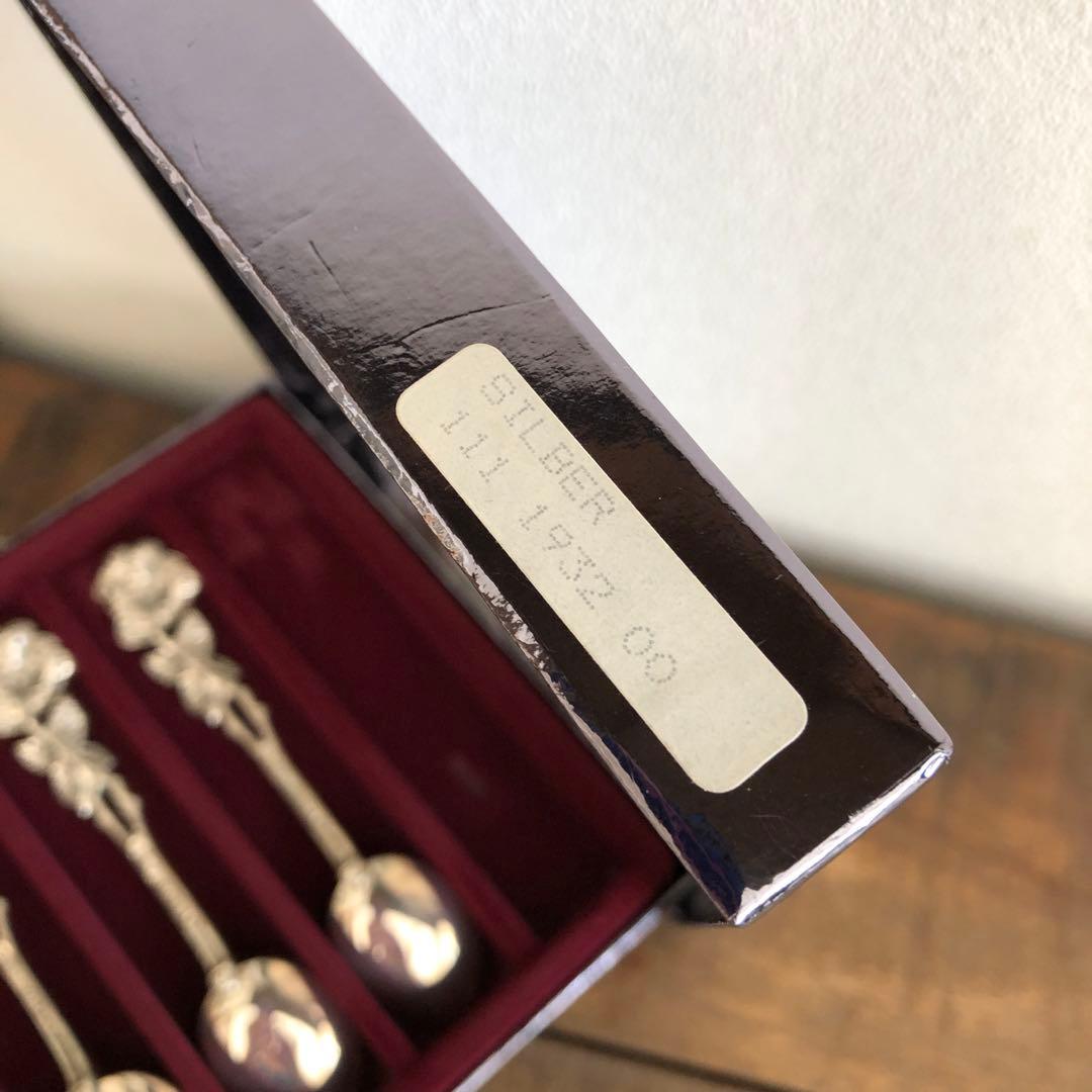 クリストフウィドマン　ヒルデスハイムローズ　スプーン6客　925シルバー　純銀