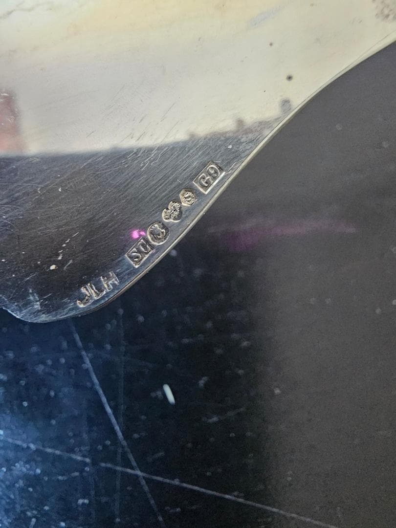 [ミーコさん]スウェーデン JLH 純銀 ケーキ用トング 1957年 - 25g