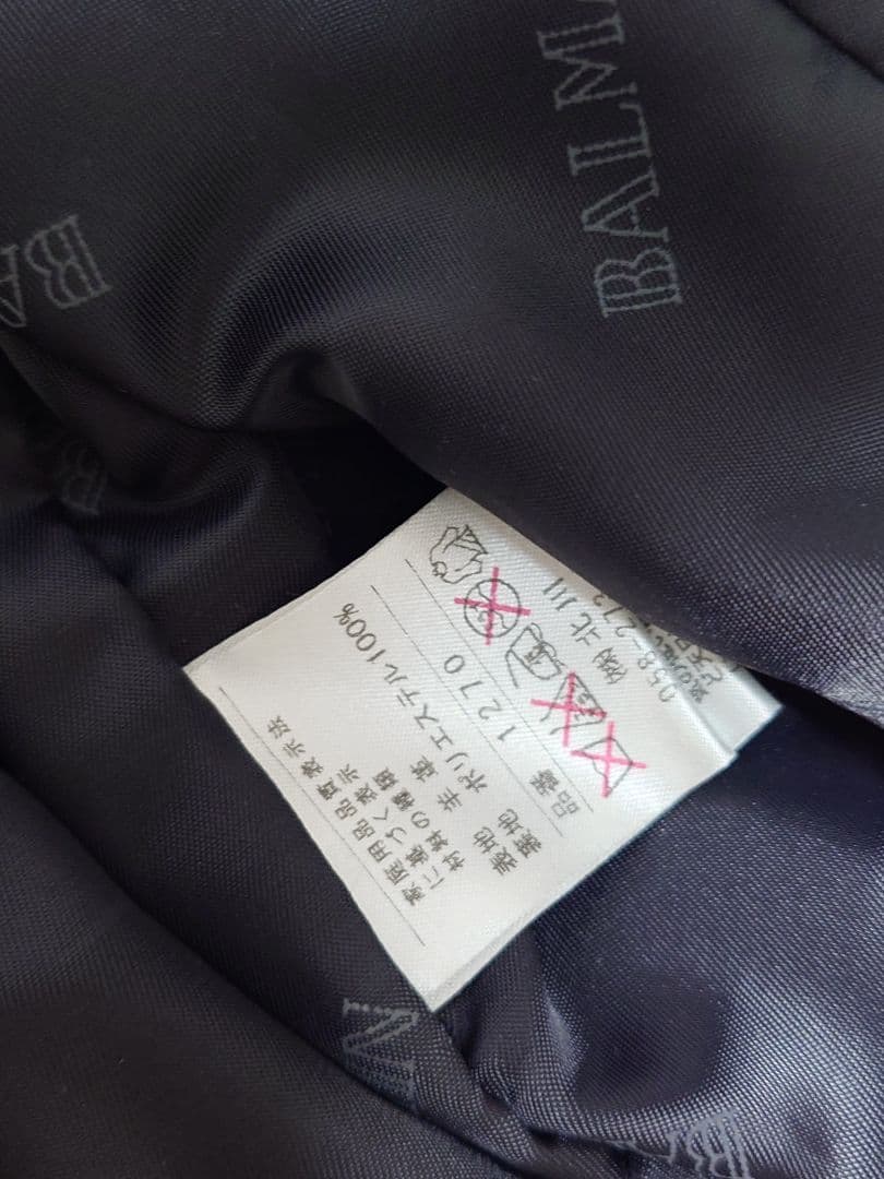 BALMAIN　バルマン　ラムレザー　ジップ　ライダース 未使用