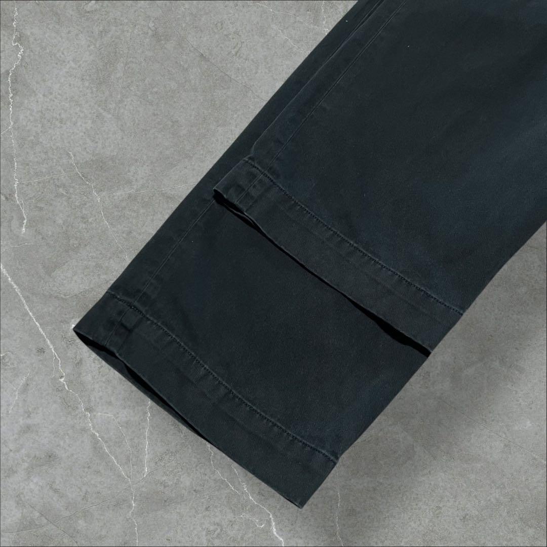 【W36】90sPolobyRalphLaurenAndrewPant黒チノパン
