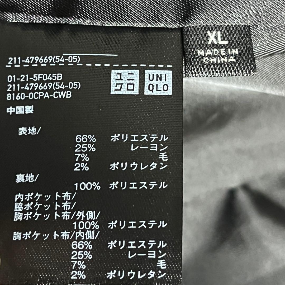 UNIQLO C ダブルテーラードジャケット ブラック XL