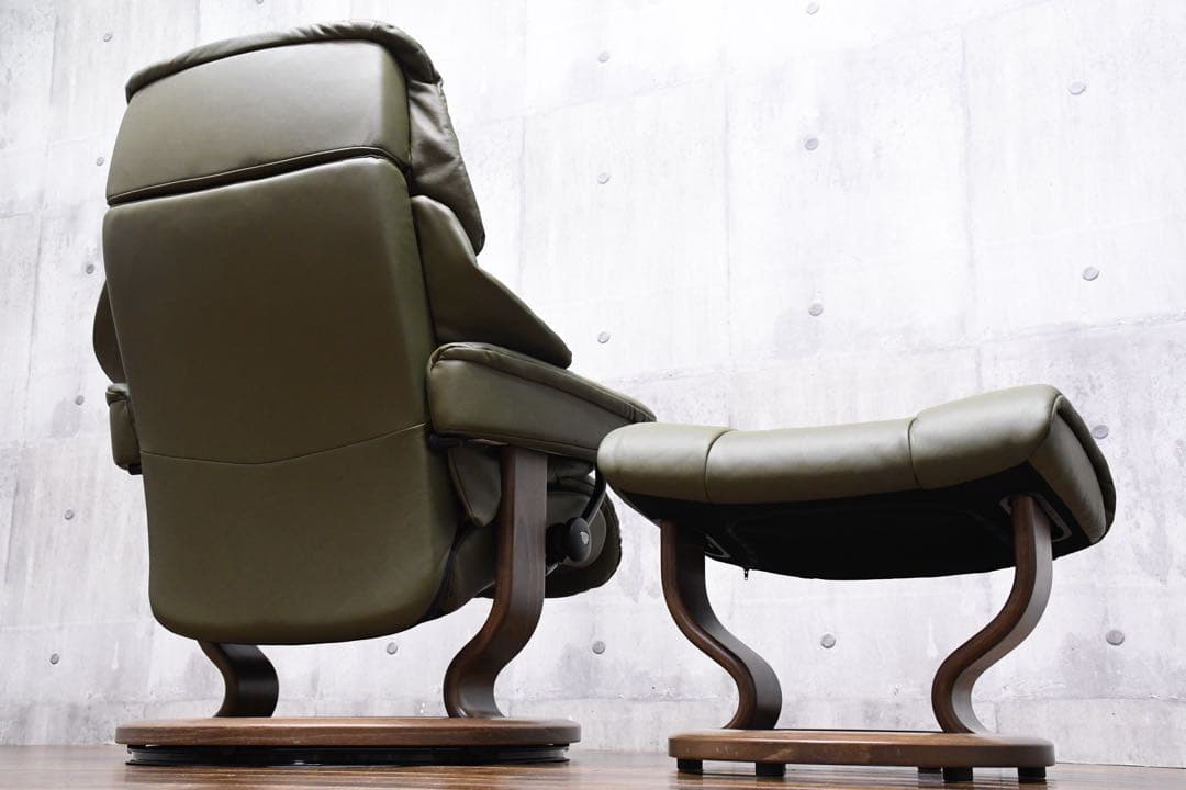 EIK32 短期展示品 2024年製 エコーネス ストレスレスチェア レノ Ｍ