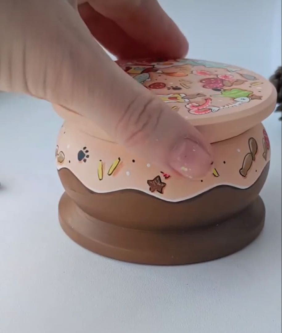 ロシア雑貨☆ネコキット猫８匹&特製Box マトリョーシカ マルガリータ作