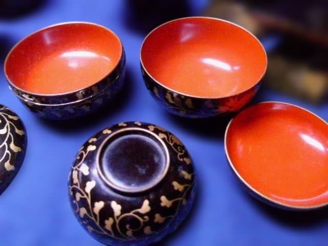 雛祭り用木製食器セット