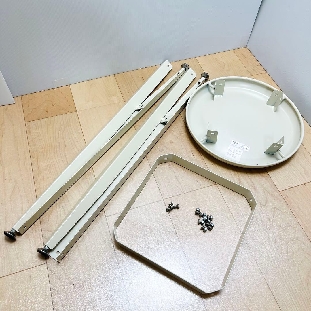 廃盤希少 IKEA ハイスツール TORBEN アイボリー イケア 鋼製①