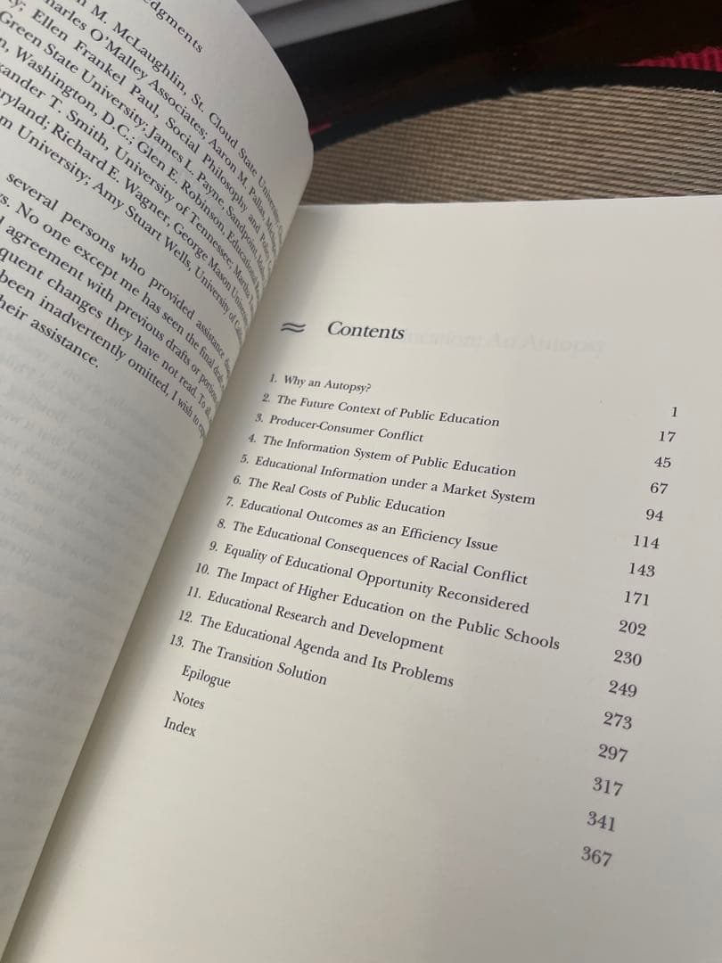 洋書 PUBLIC EDUCATION: AN AUTOPSY