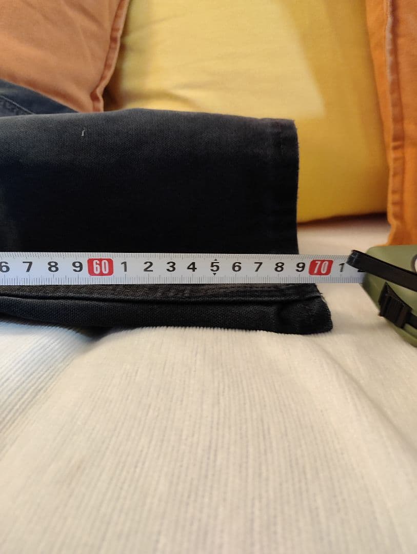 アキ　Carhartt ダブルニーW34 ブラック　USA製