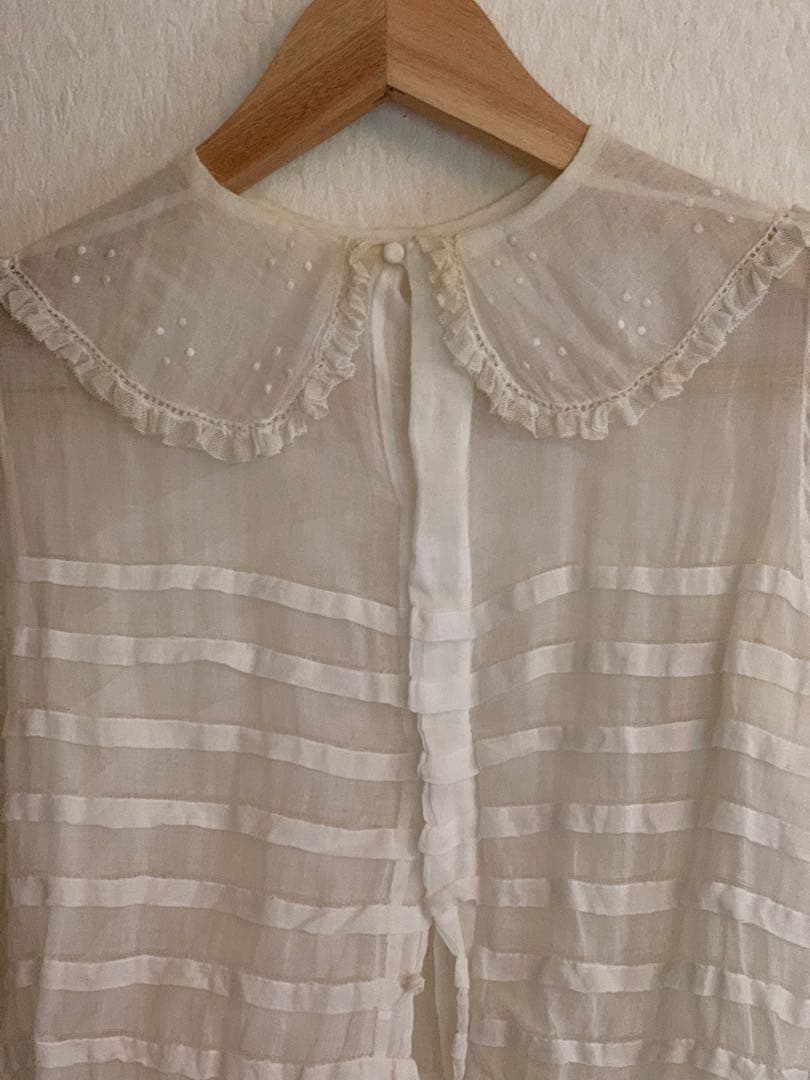 19世紀 france antique フランスアンティーク ブラウス レース