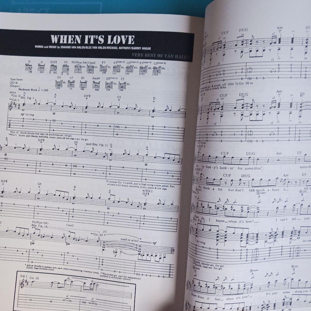 バンドスコア VAN HALEN THE BEST OF BOTH WORLDS