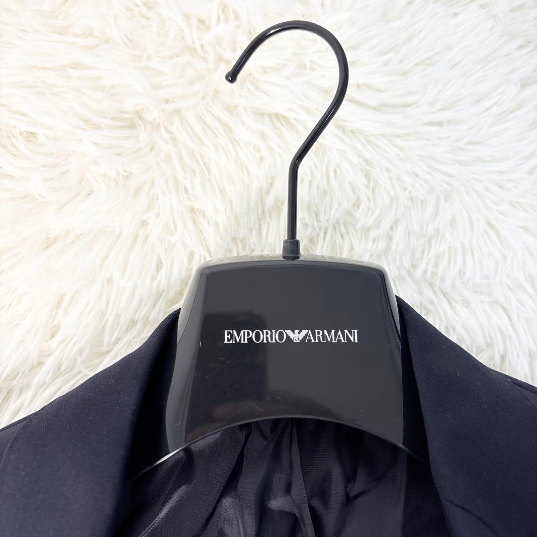 ☆ハンガー付☆エンポリオアルマーニ スーツ セットアップ 1B 総裏 ネイビー