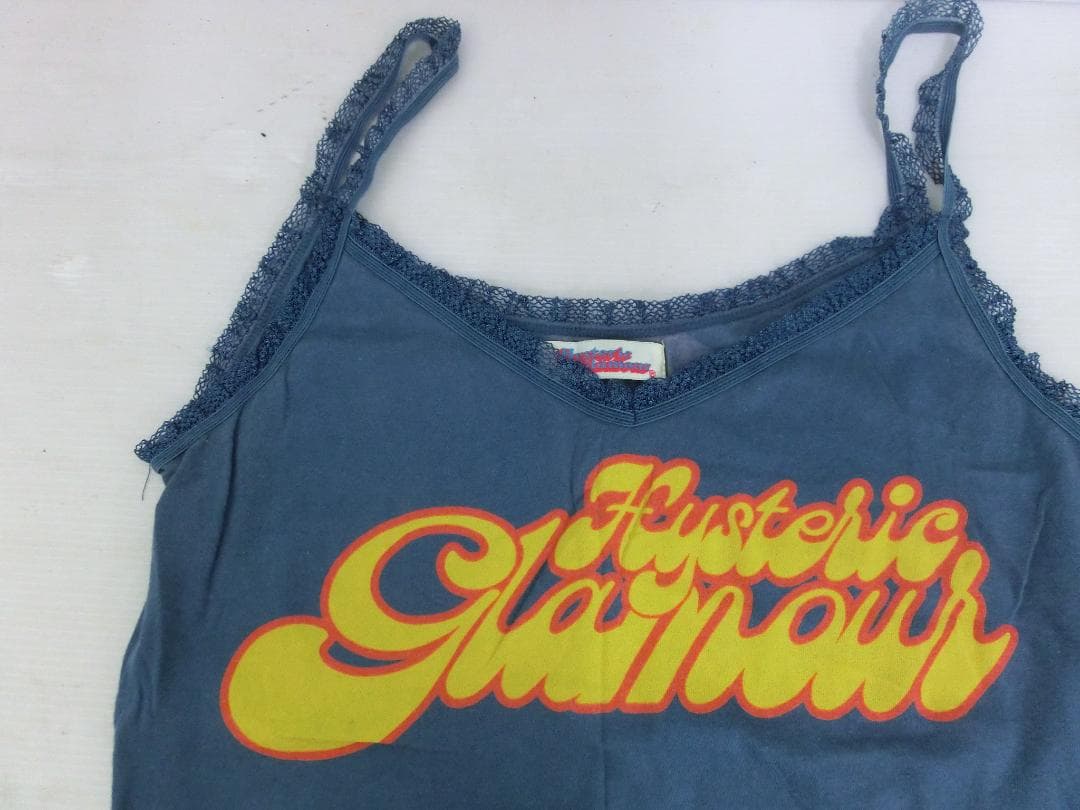 M798★Hysteric Glamour★ロゴ＆バックプリント★キャミソール