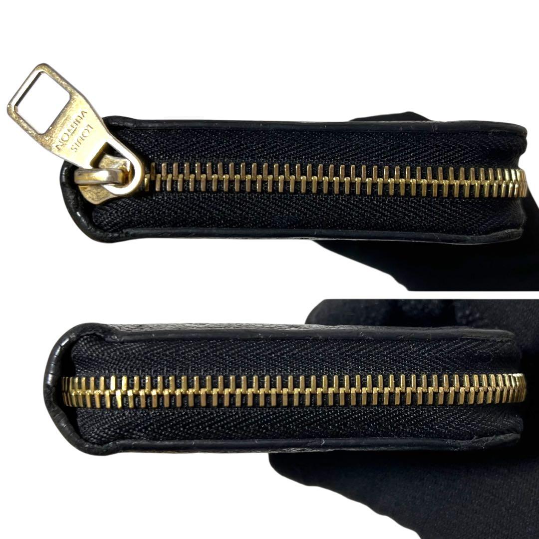 ルイヴィトン アンプラントジッピーウォレット 長財布 ブラック