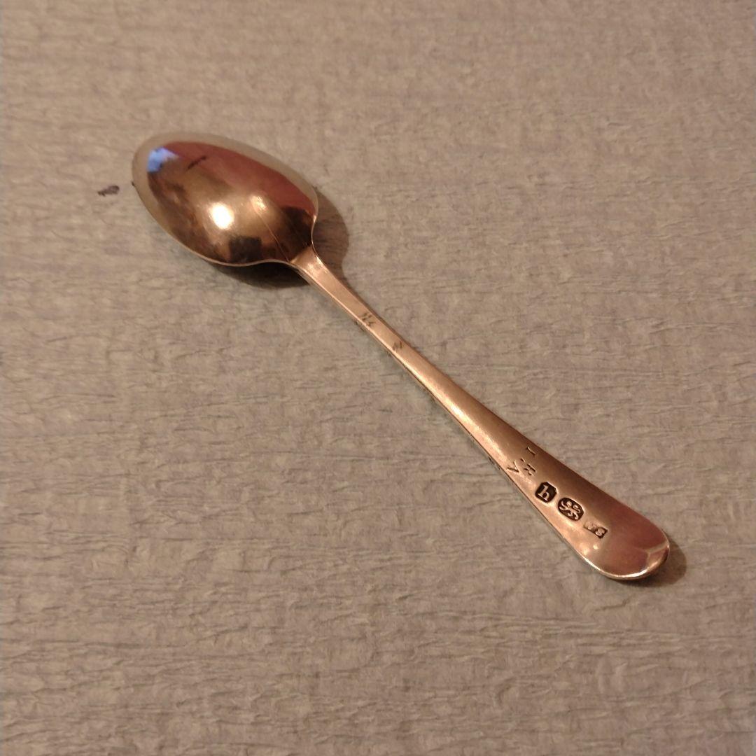 お値下げ　イギリス　純銀ティースプーン　1783年
