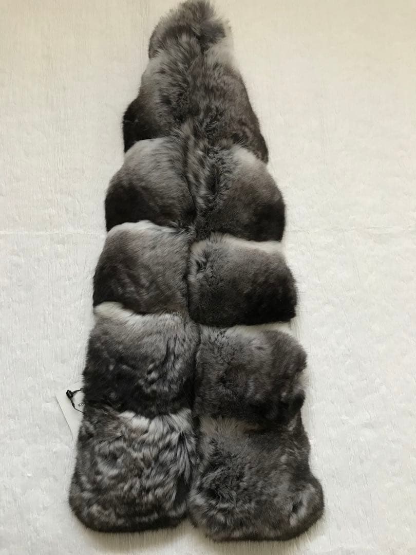 お子様にも！シンプルなチンチラのティペット　百貨店購入　未使用