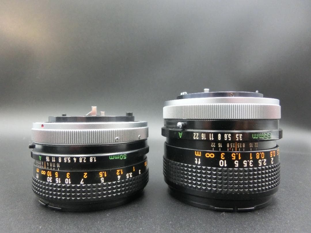 フィルムカメラ Canon AE-1 FD 50mm F1.8 / 35mm F3.5 S.C.