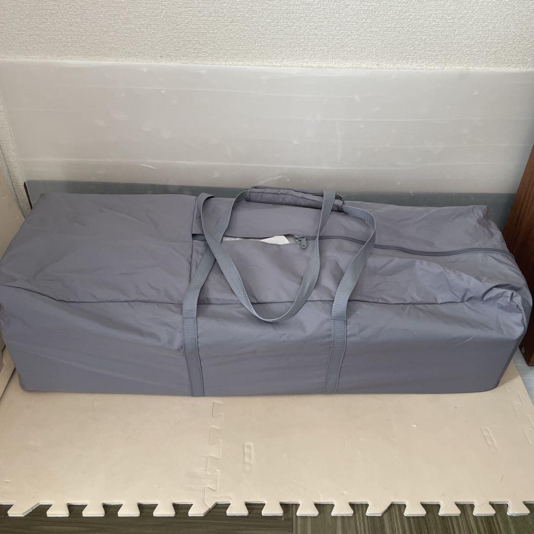 【美品】アップリカ ココネルエアー グレーベアー AB ベビーベッド