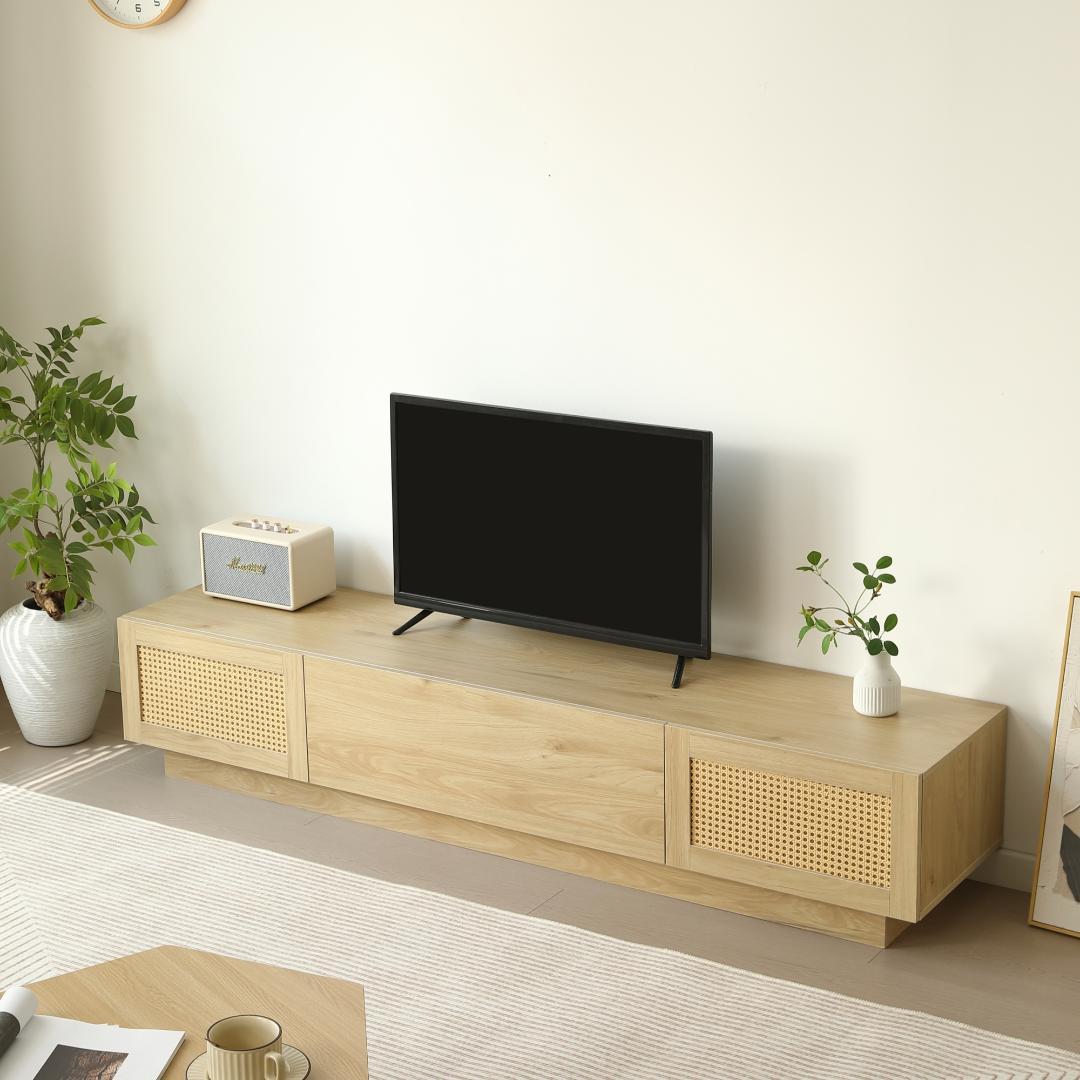 大人気！【幅180cm】テレビ台 ローボード 収納 テレビボード　NATURAL