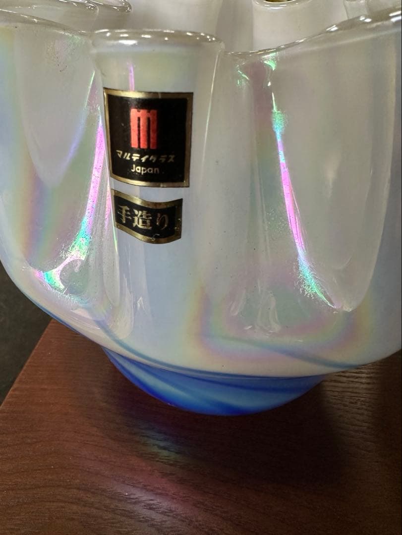 花瓶　花器　モダン　グラデーション　ガラス　マルティグラス