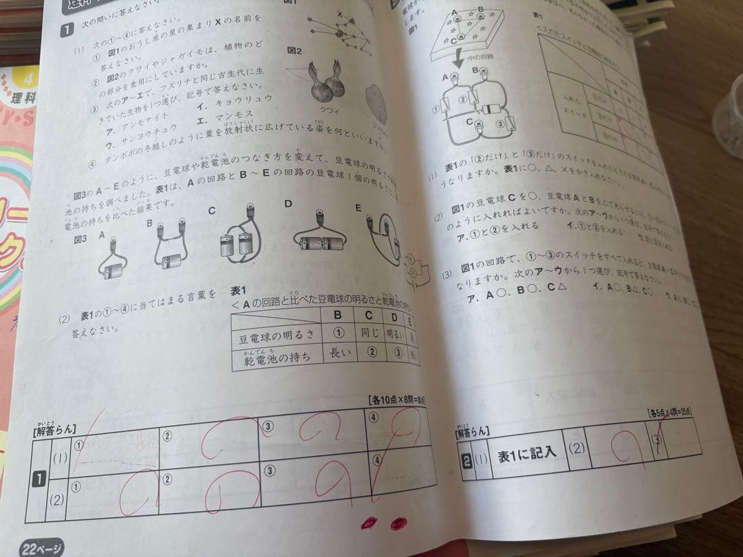 2020年度 サピックス小学4年 理科セット　中学受験