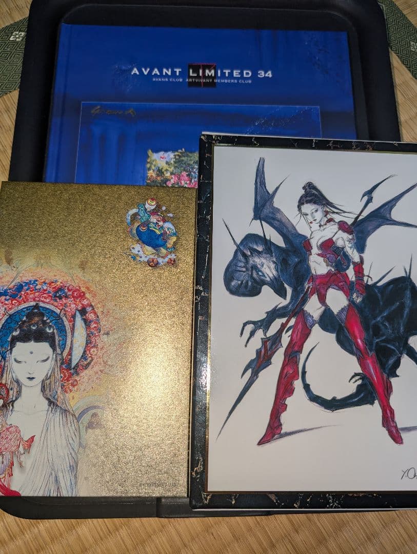 天野喜孝　画集や御朱印帳　3点セット