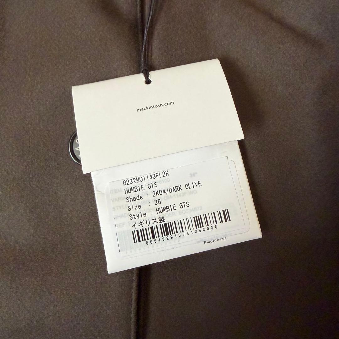 【新品タグ付】MACKINTOSH HUMBIE GTS コート 36