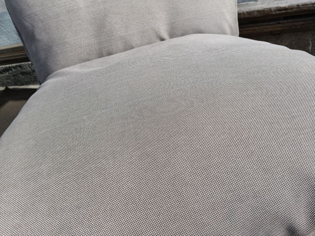 超美品 無印良品 ハイバック リクライニングソファ 無垢材 1P ①