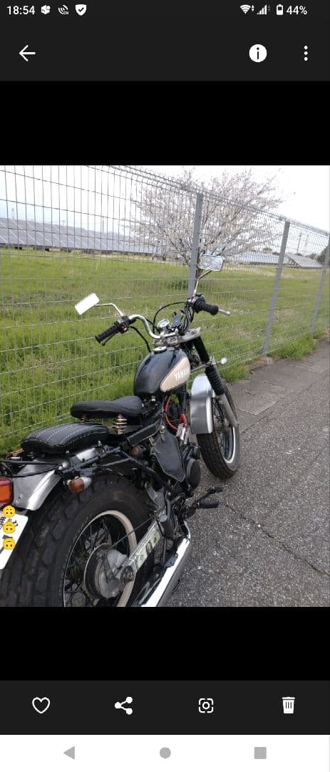 TW200 ノーマルフレーム用ボルトオンシート＆ピリオンシート＆ピーナッツタンク