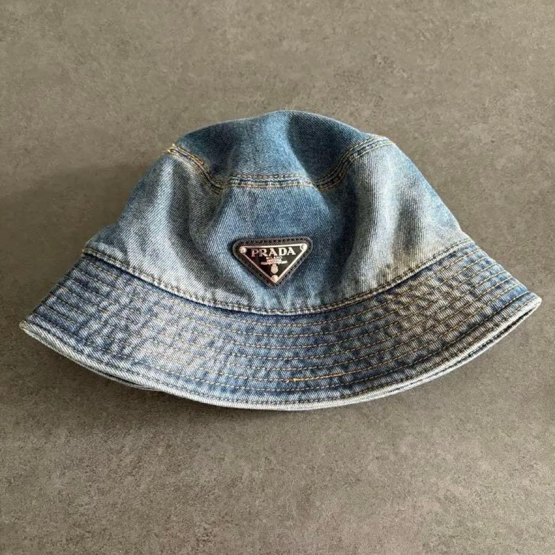 【美品☆人気商品】PRADA バケットハット デニム