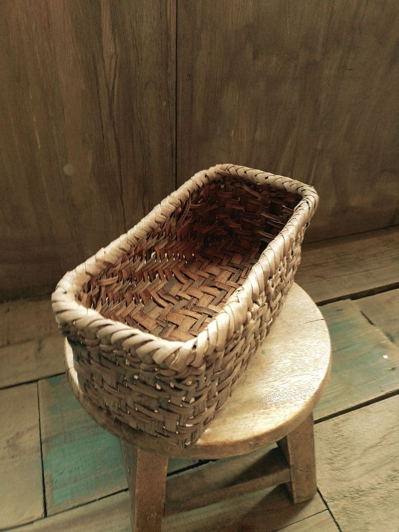 kumi信州安曇野の山葡萄かごバック 底部のみ。里山手仕事