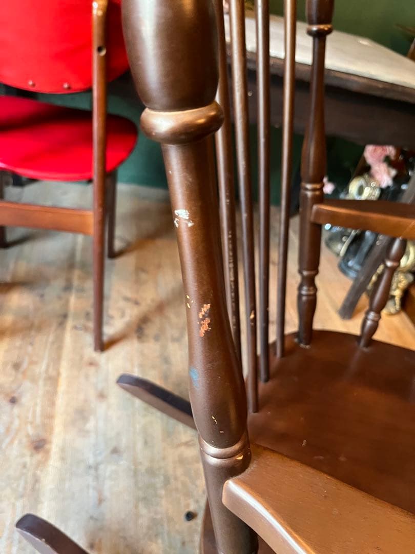 ロッキングチェア アンティーク ビンテージ 昭和レトロ 当時物