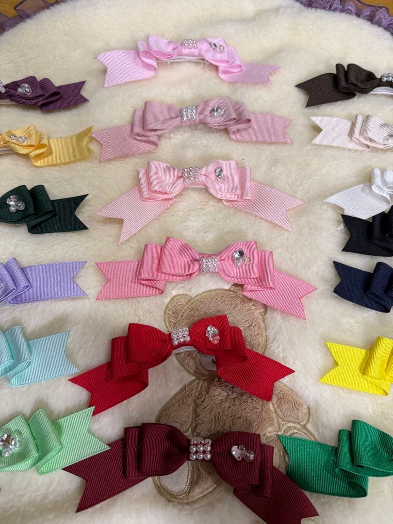 きゃんナナ　姫リボン（旧型）19色セット