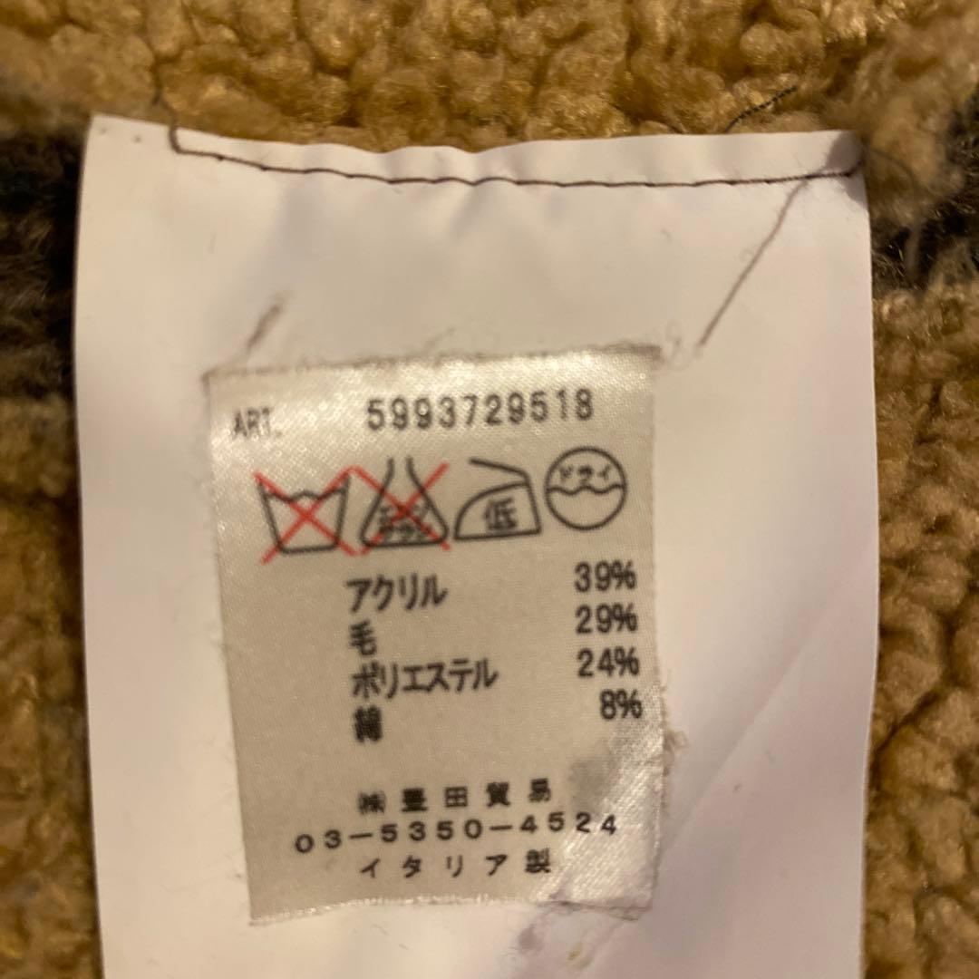 t*e様 美品イタリア製LBM 1911ボンディング ニット ダッフルコート