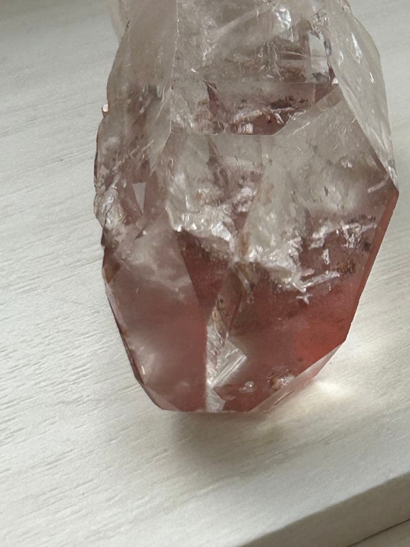 ブラジル・ディアマンティーナ産 レインボー入り ナチュラルクリアクォーツ