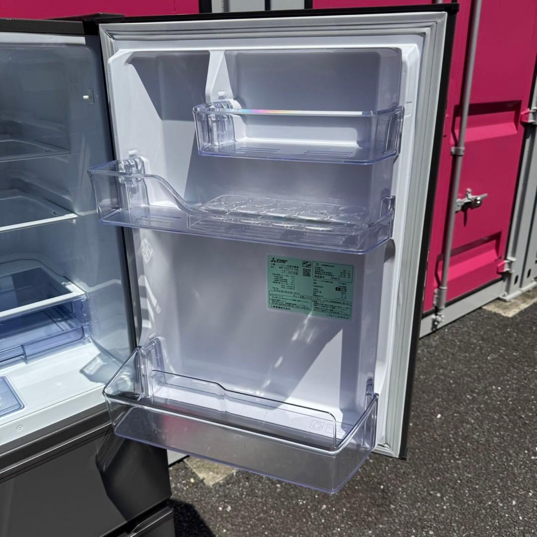 401★2023年製★三菱電機　3ドア　冷蔵庫　自動製氷　ファミリー　グレー