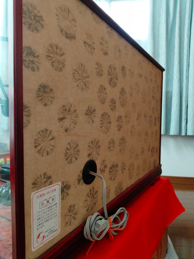 雛人形　久月　ガラスケース入　元箱有　煙草ペット無