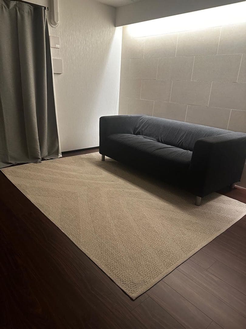 イケア フルマクト ラグ 200×300cm ベージュ／メランジ