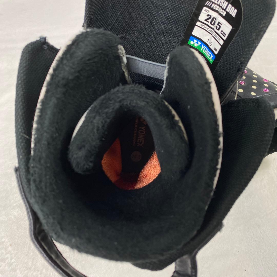 【美品】YONEX RELISH BOA 26.5㎝ スノボブーツ　レディース