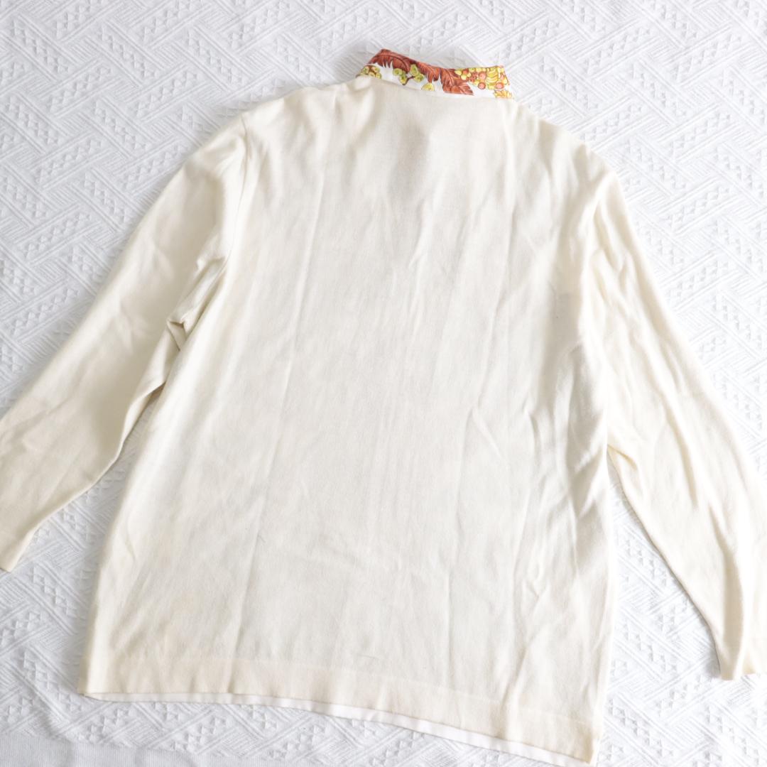 美品！エルメス　シルクレーヌ　ポロシャツ　XL　chapeau　Hermes