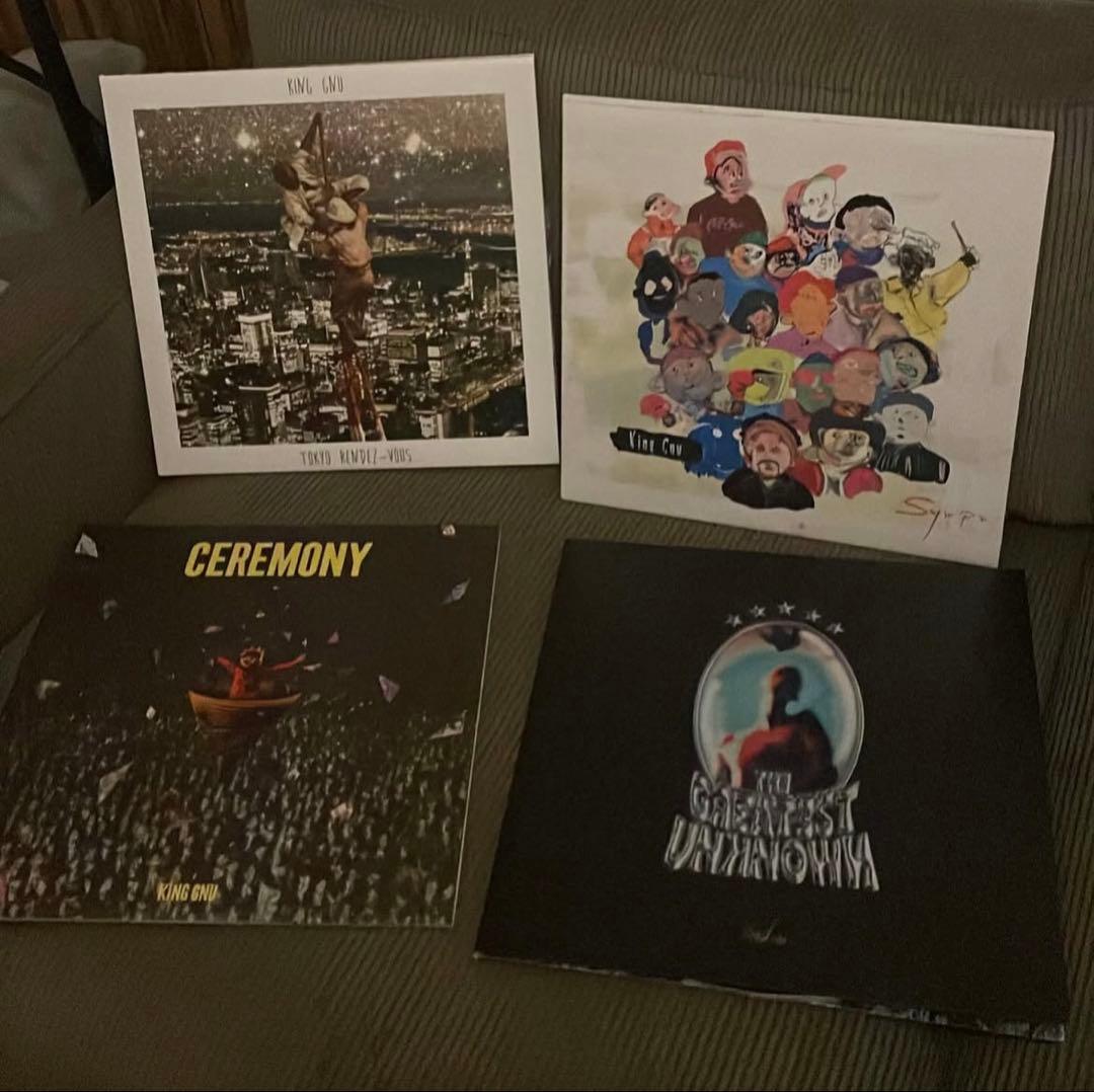 King Gnu アナログ盤 レコード 4枚 全種類